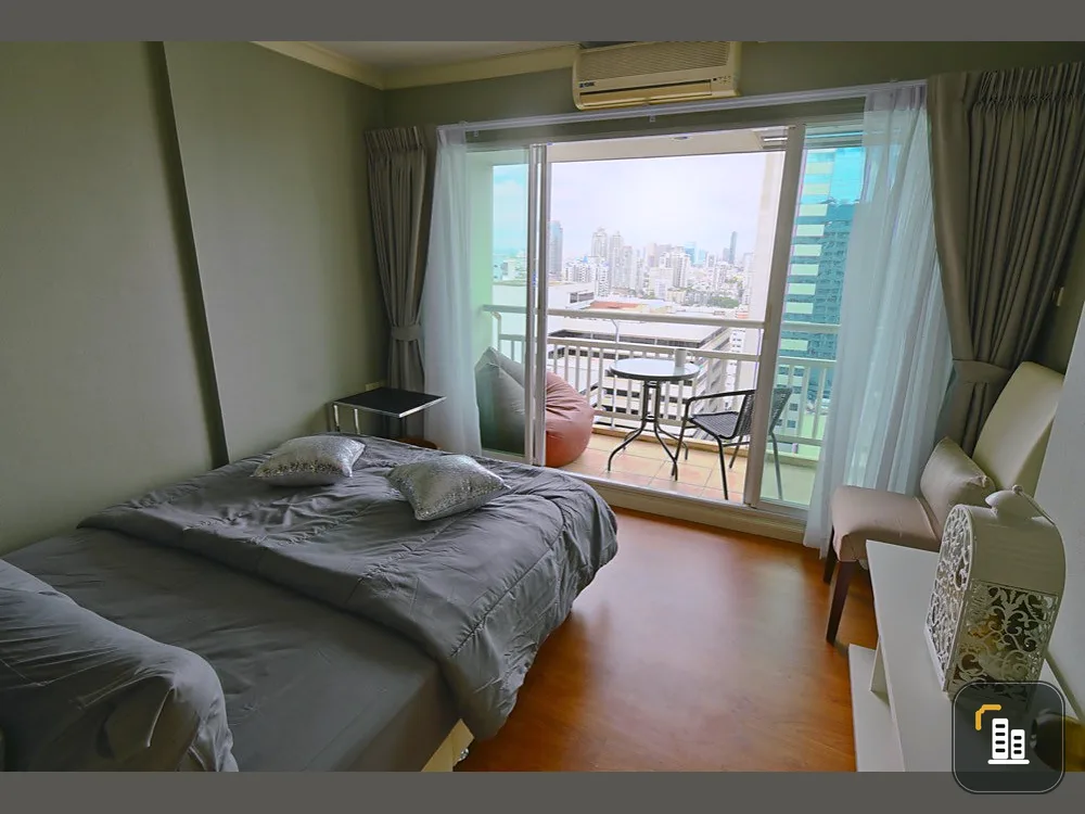 For rent!! Condo Grand Park View Asoke, 30th floor, condo, good location, in the heart of the city, near the train station, hurry to move!!