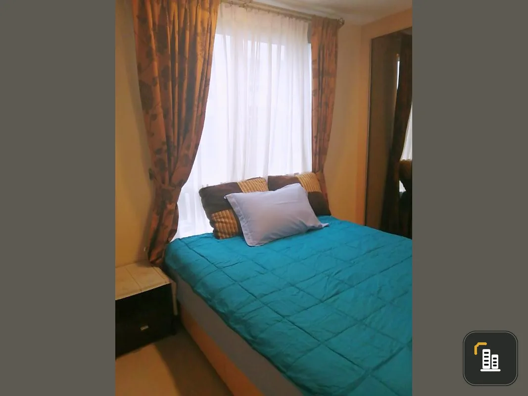 For rent Jw condo Don Mueang, near Don Mueang Airport, garden view, comfortable living corner, translucent room