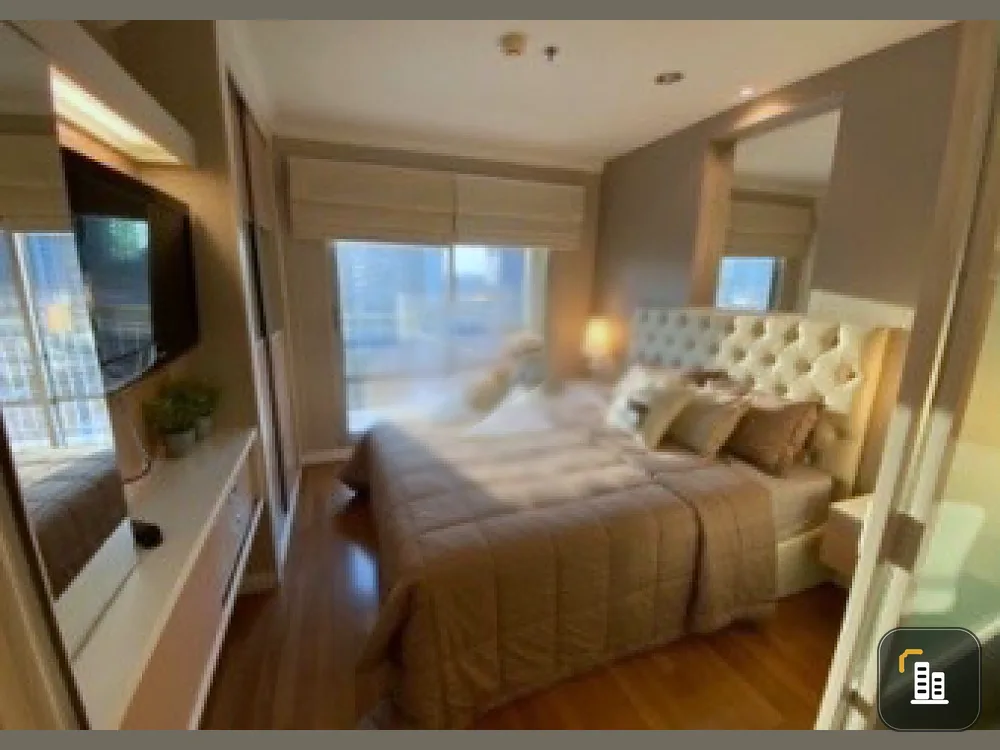 For rent, Lumpini Place Rama 9-Ratchada, beautiful room, fully furnished. Can't miss it