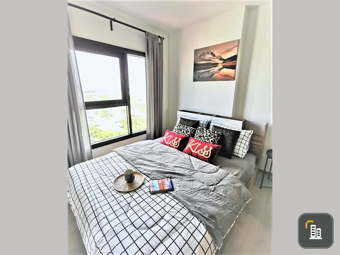 Condo for rent, The Base Phetkasem, beautiful room, fully furnished, electrical appliances ready Do not miss everything.
