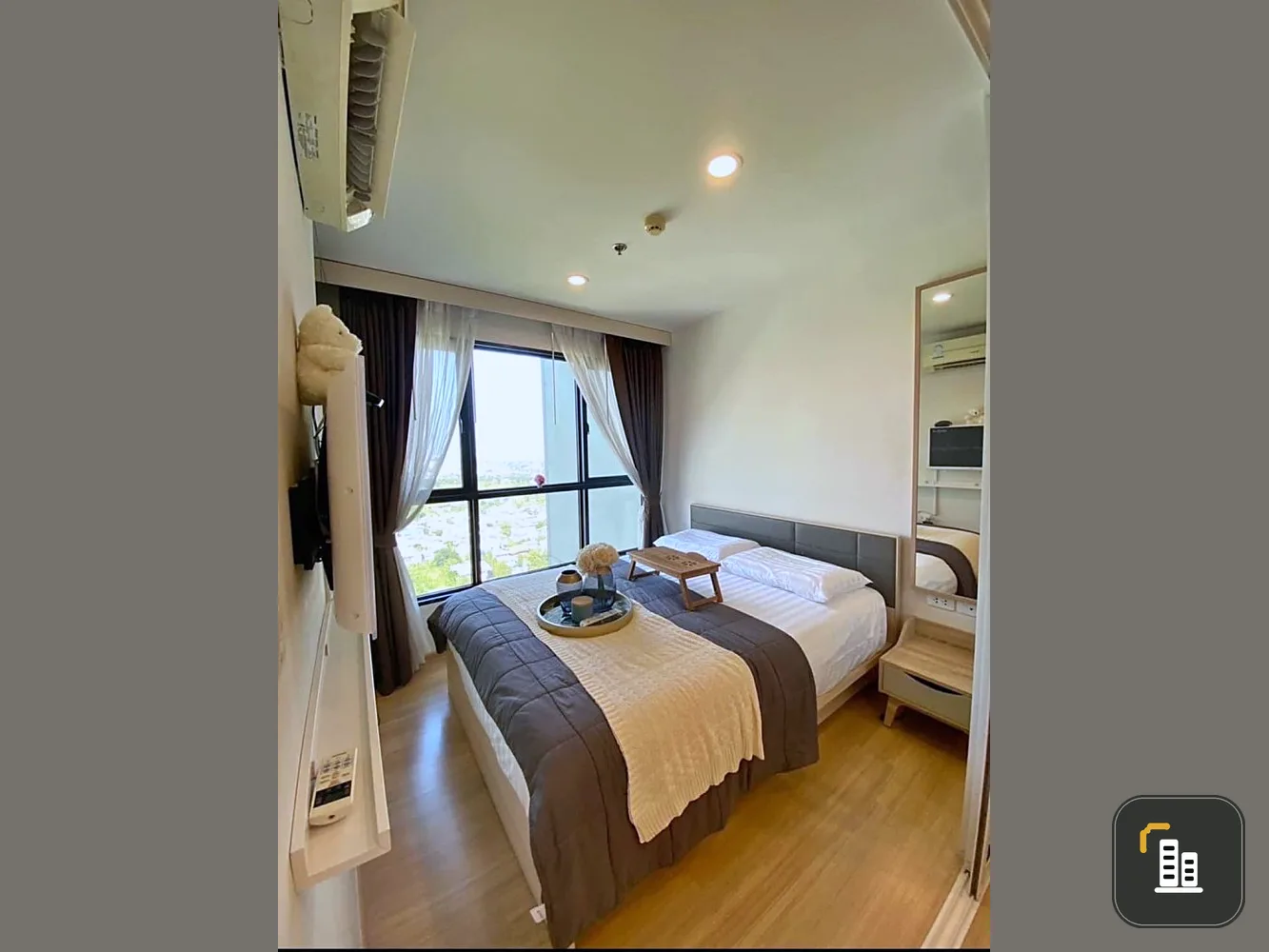 Sell/Rent The Base Chaengwattana, beautiful room, fully furnished, good view, book now.