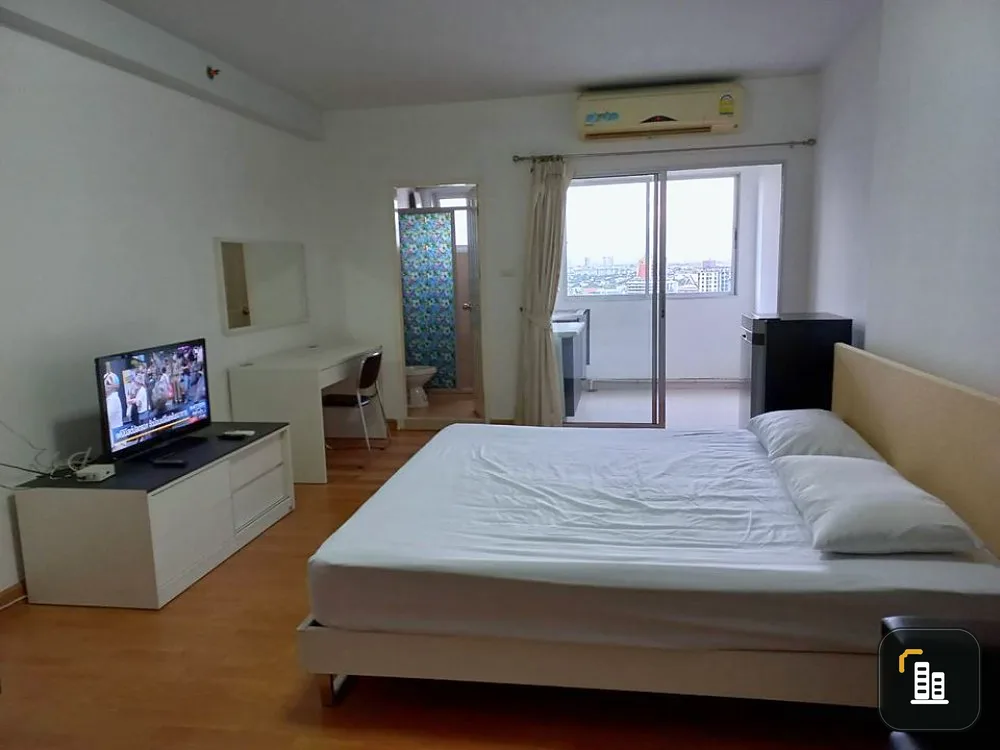 For sale, for rent!! Condo City Home Sukhumvit 101, 18th floor, fully furnished room. Ready to move in, reserve now!!