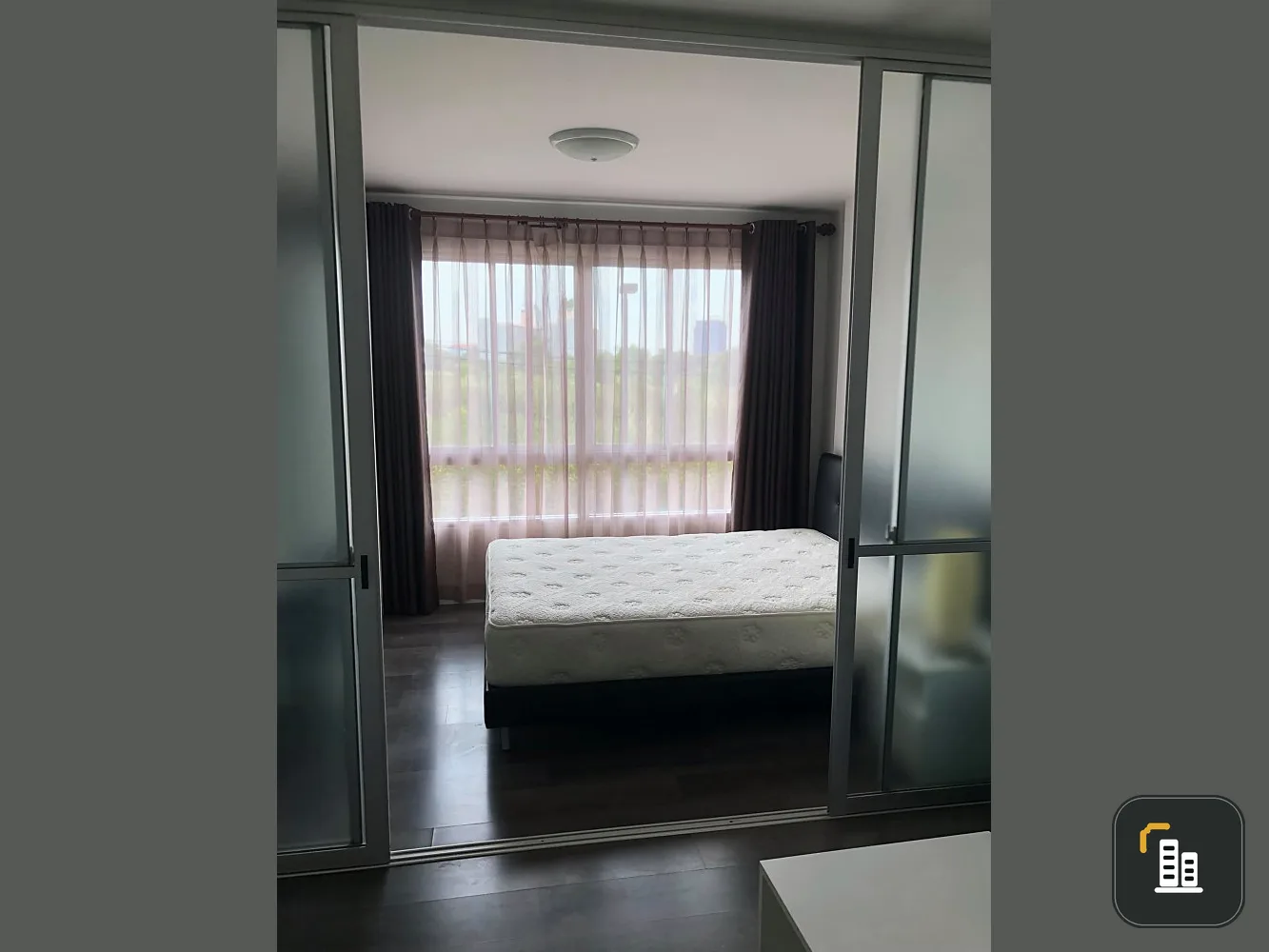 Sell/rent D Condo Campus Rangsit, well decorated. divide the room into proportion Fully furnished, you can carry your bag right in.