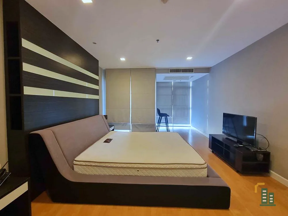 Condo for rent, Nusasiri Grand, 1 bedroom, 2 bathrooms, wide room, ready to fit, convenient to travel, hurry to reserve the block!!