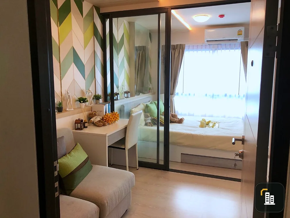 Asking for permission to sell a new condo project //GRENE CONDO Don Mueang-Songprapha// There are 1 rooms, fully furnished.