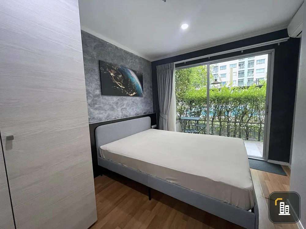For rent!! Lumpini Park Rama 9-Ratchada Condo, 6th floor, Building B, nice room, fully furnished, hurry and book now!!