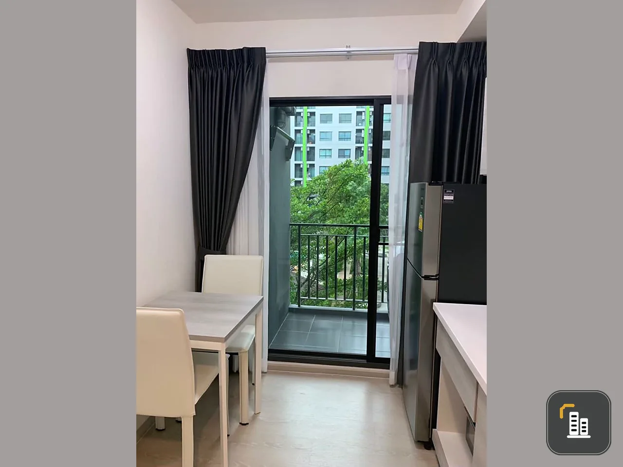 For sale Grene Don Mueang-Songprapha, Building C, 3rd floor, pool view, built-in furniture, SB, complete set of furniture!