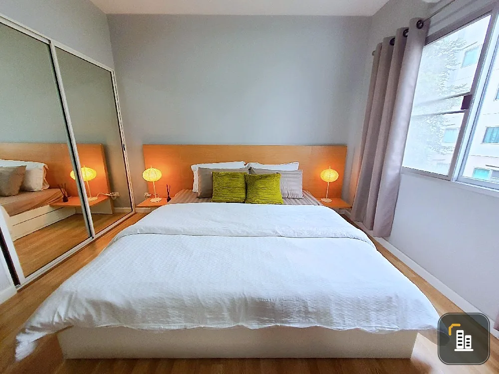 Condo for sale, A Space Sukhumvit 77, Building E, 4th floor, garden view, beautiful decoration, ready to move in, reasonable price, don't miss it!