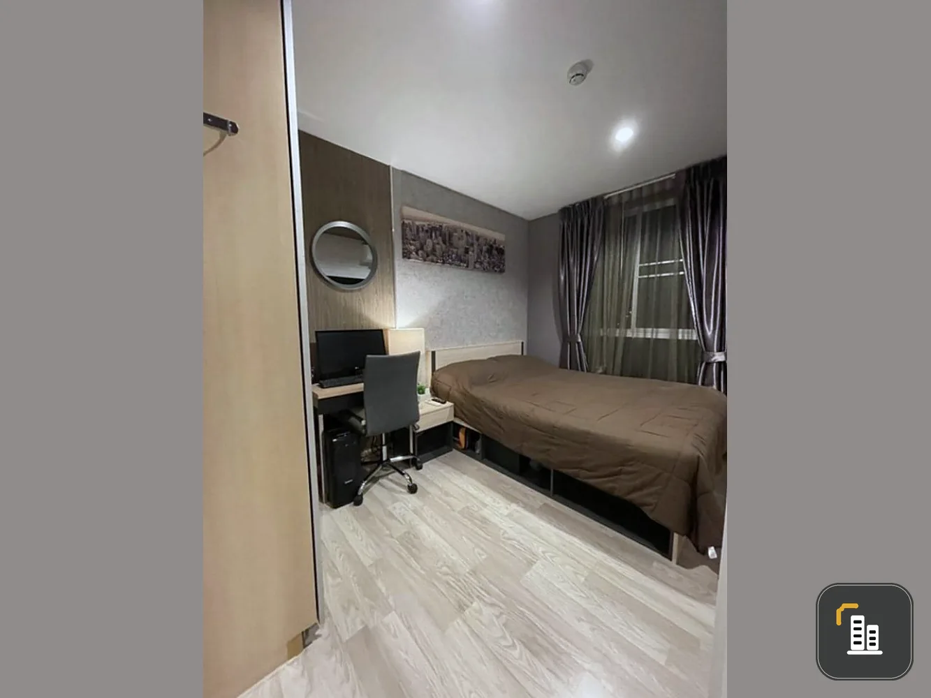 Plum Condo for sale, Chokchai 4, ready to move in, fully furnished, comes with full facilities Hurry up and buy it, don't wait.