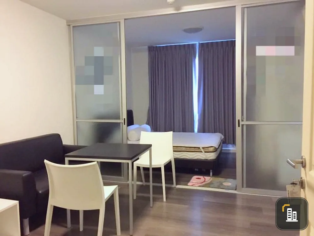 For rent, D Condo Campus Rangsit, Phase 1, Building C, 4th floor, garden view of the project. Very beautiful. Book now.
