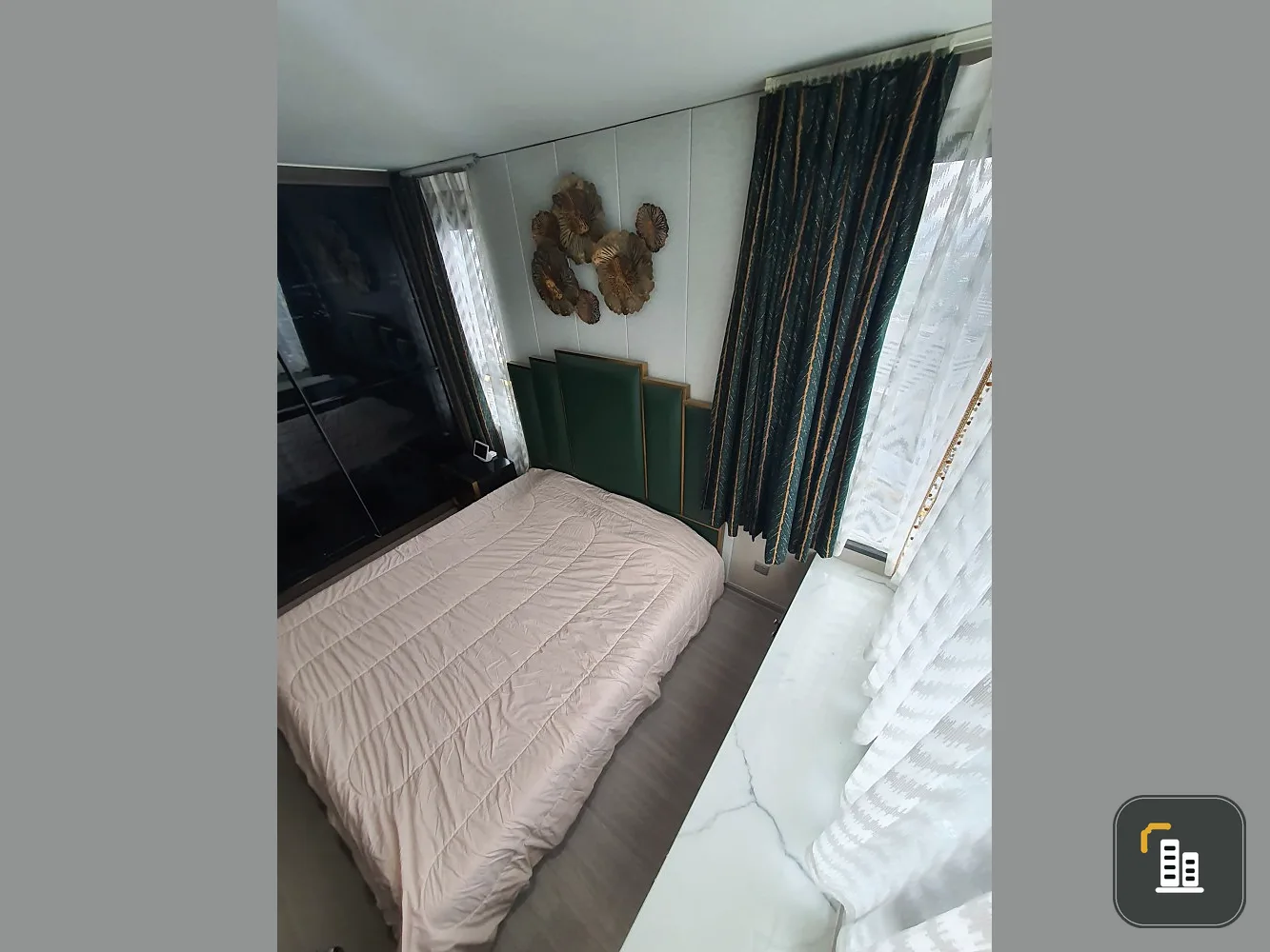 Condo for sale, Life Ladprao, 2 bedrooms, 2 bathrooms, fully furnished room, bought immediately, can live right away, so good, must buy quickly