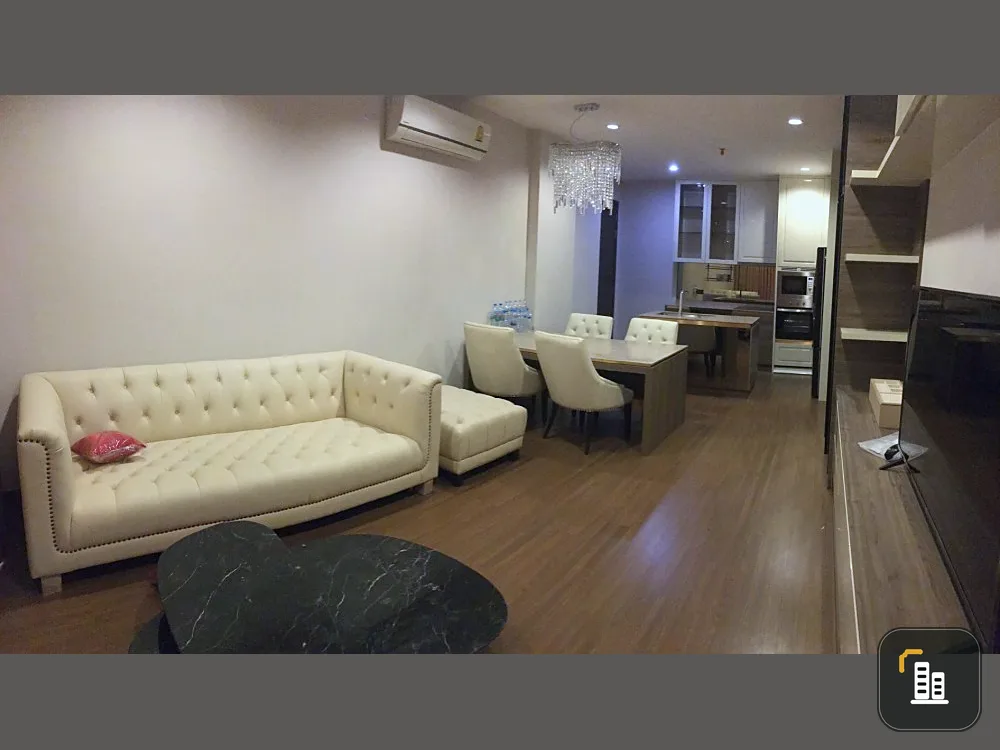 For rent sell, Chewathai Residence, Bang Pho, 17th floor, 2 bedrooms, 2 bathrooms, built-in kitchen, beautiful decoration, hurry to reserve