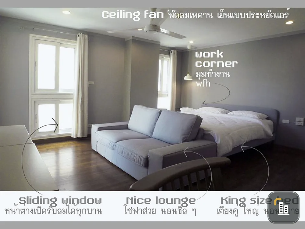 Condo for rent, Baan Siri Sathorn, 6th floor, quiet, ready to move in, good atmosphere, don't wait!!