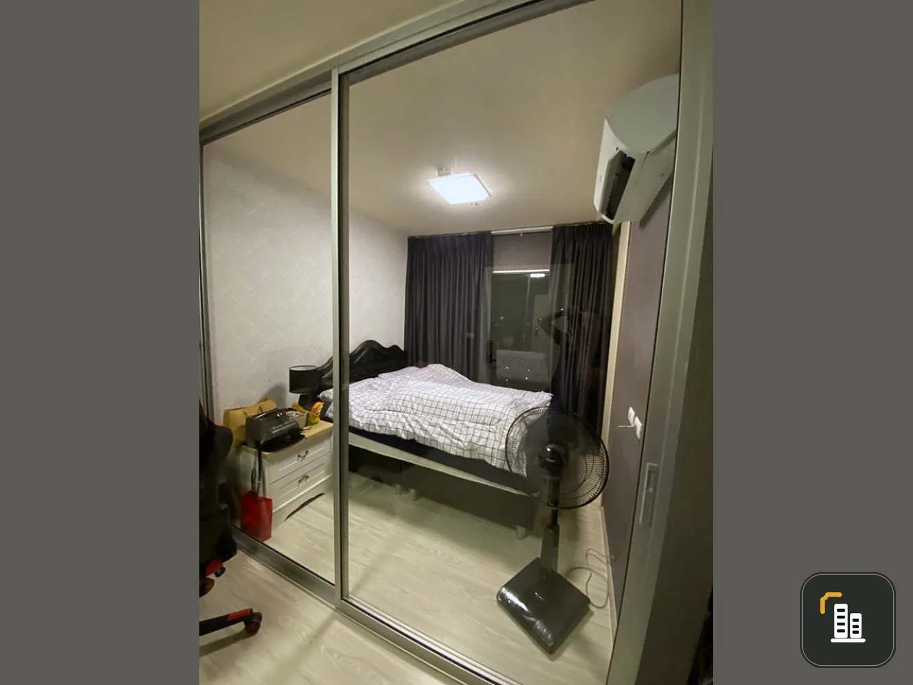 Sell Aspire Rattanathibet 2, 15th floor, good view, no block, complete with furniture and electrical appliances.