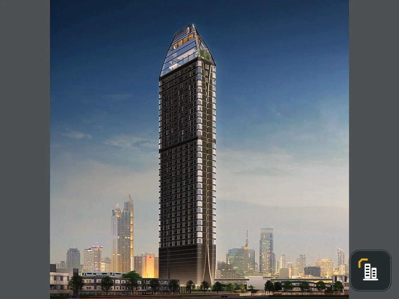 Sale down payment Condo Park Origin Chula Samyan, new project, in the heart of the city, high floor, beautiful view, hurry to reserve!!