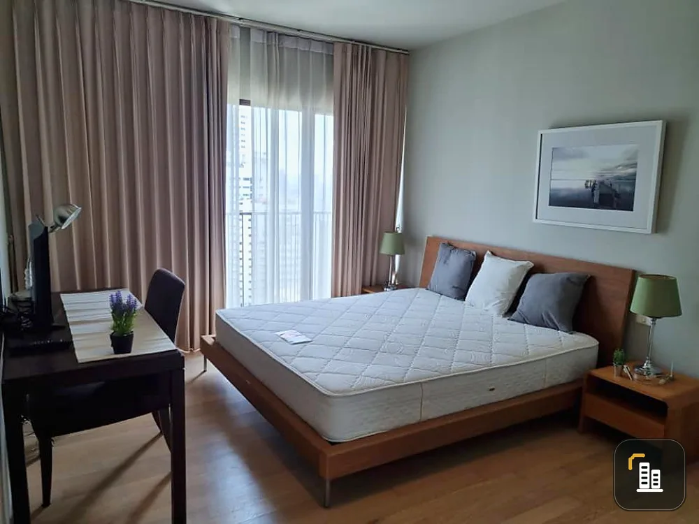 Condo for rent, Noble Refine, 20th floor, unblocked view, wide room, ready to move in, convenient to travel, don't miss it!!