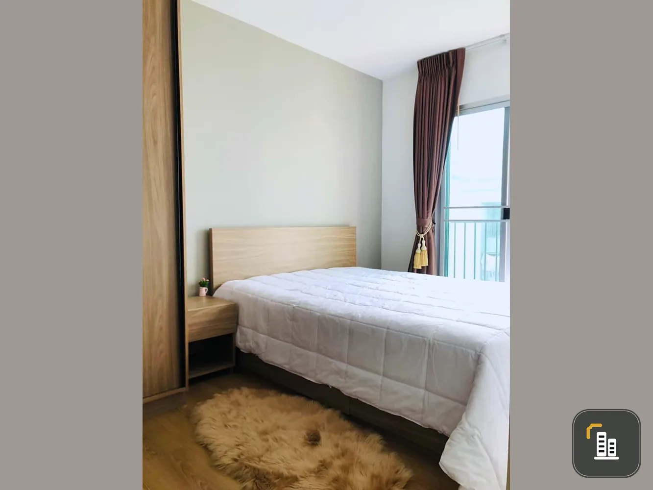 For sale Chapter One The Campus Kaset, 8th floor, pool view, fully furnished and electrical appliances. Book now.