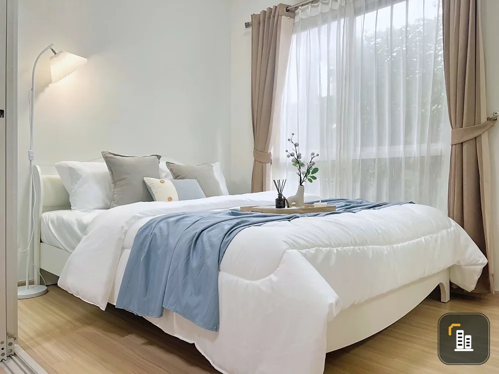 For sale: Plum Condo Bang Yai Station, no opposite room, private, newly decorated throughout the room.