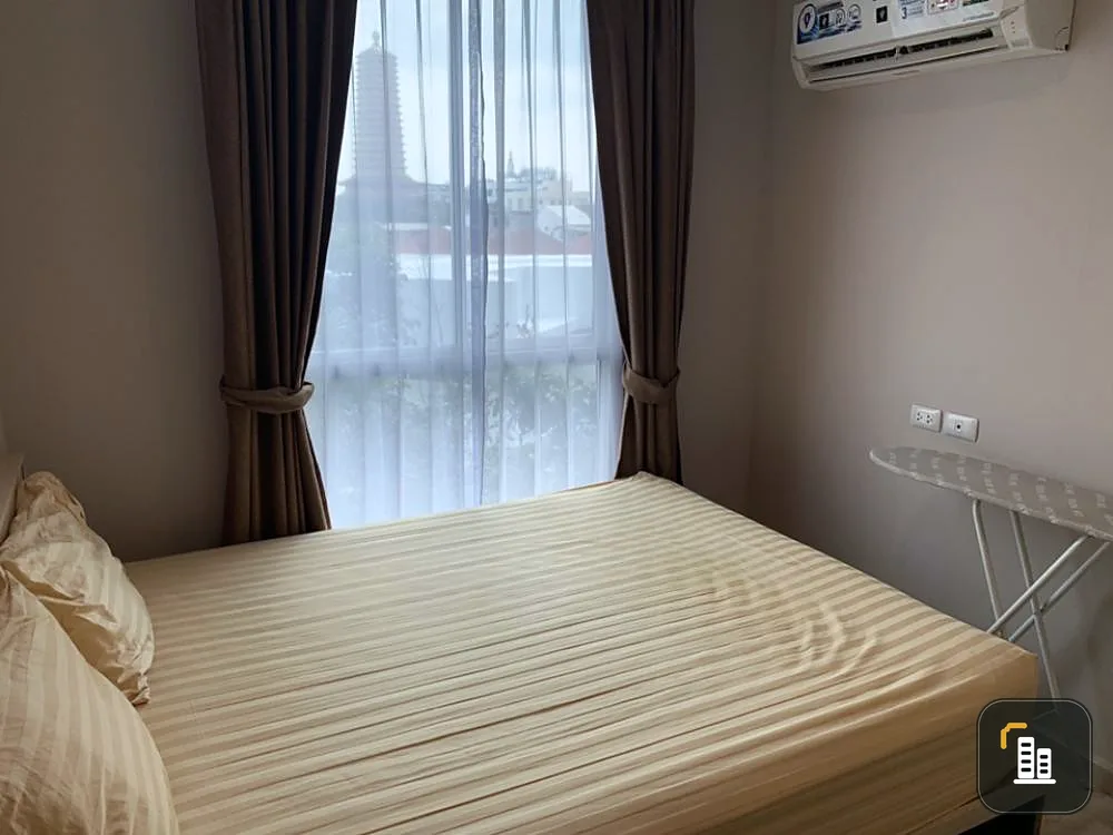 Plum Condo Chokchai 4 for sale, 1 bedroom, upstairs, beautiful view, good feng shui, interested, hurry to pack your bags and move in.