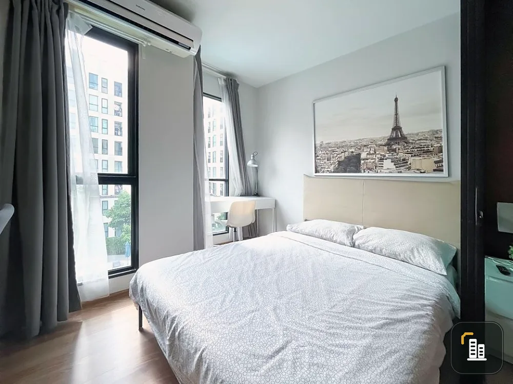 Condo for rent, Unio Sukhumvit 72, new room, fully furnished, ready to move in, near the train station, easy to travel, book now!!