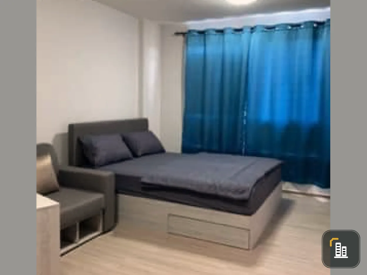 For rent D Condo Campus Kamphaeng Saen, basketball court view, don't wait !!