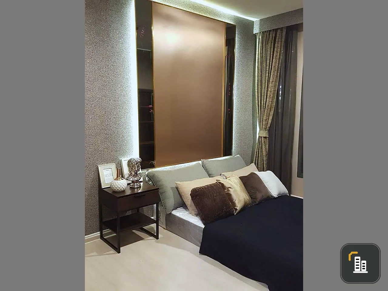 Condo for rent, Life Sukhumvit 48, south facing room, Phra Khanong canal view, wind blowing all year round.