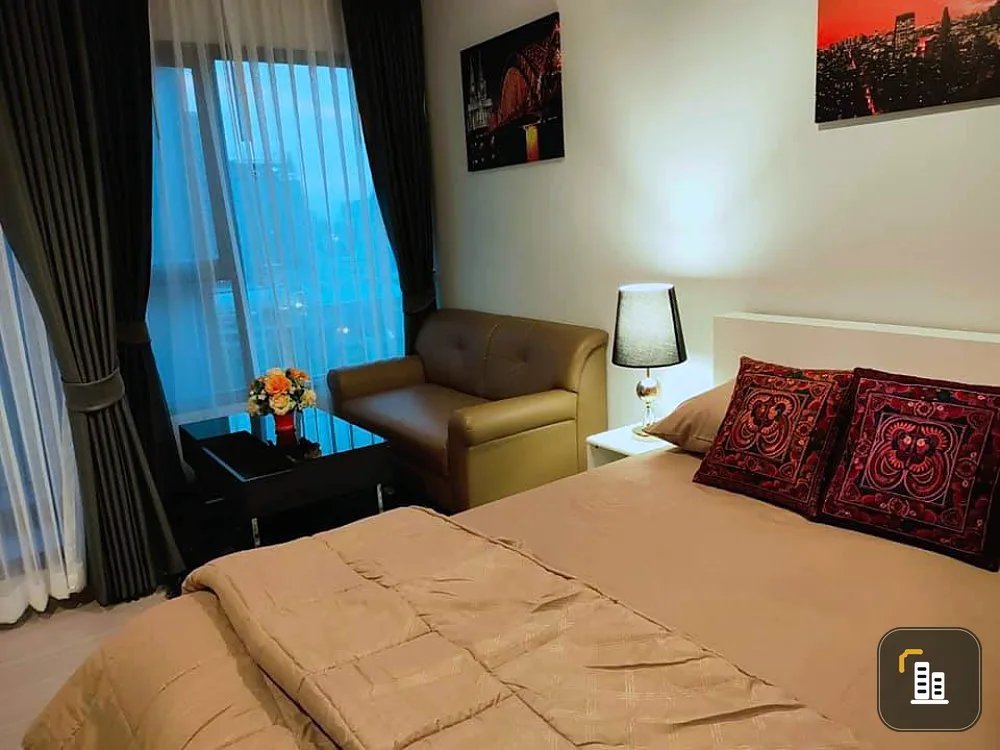 Condo for rent Life Asoke-Rama 9, beautiful room, fully furnished, don't miss it
