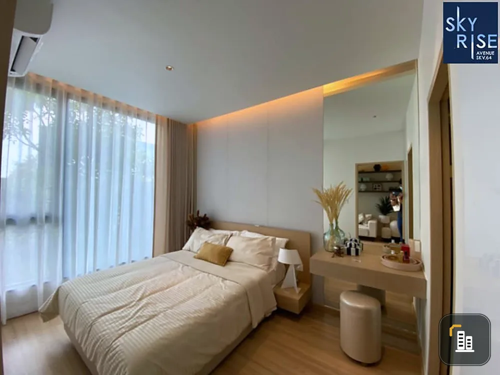 Sale down payment Skyrise Avenue Sukhumvit 64 Building D, 10th floor, good position, outstanding location, hurry up to be the owner!!