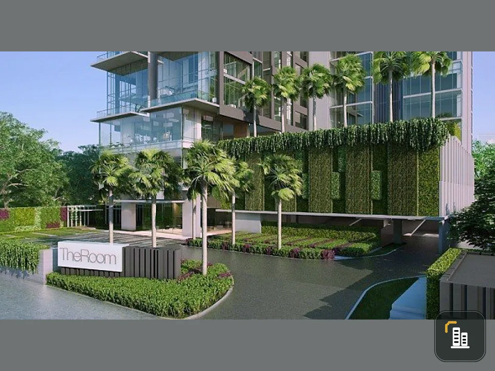 Condo for sale, The Room Sukhumvit 21, opposite the Grammy building, duplex type, 2 floors, beautiful corner room, ready to move in, don't wait!!