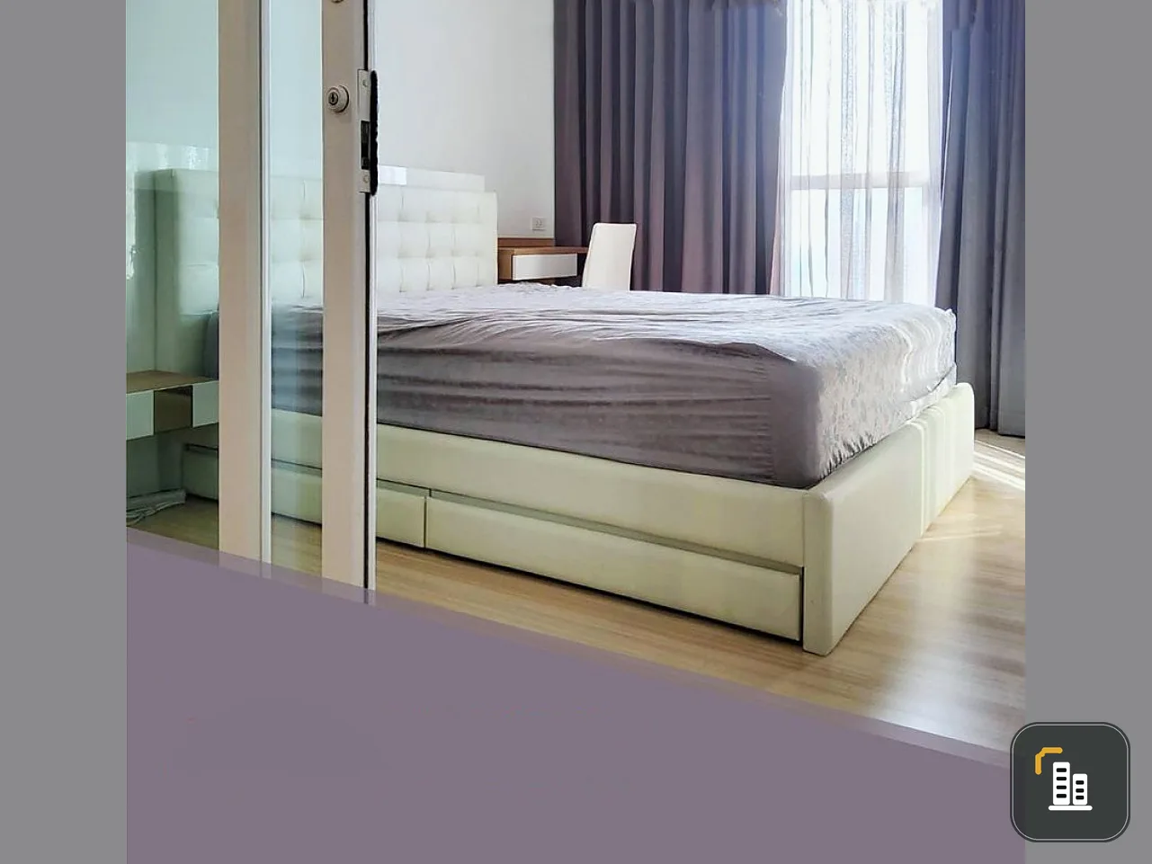 Condo for sale, The Hotel Service, 20th floor, good location, next to the train station, friendly price, ready to move in. Don't miss it!!