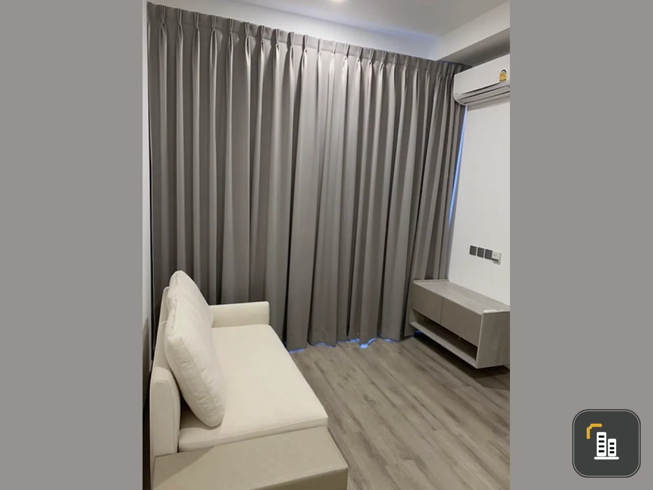 For sale, Mi Chiva Kaset Station, 14th floor, corner room, has privacy, beautiful room, very worthwhile for investment. Book now. Hurry up.