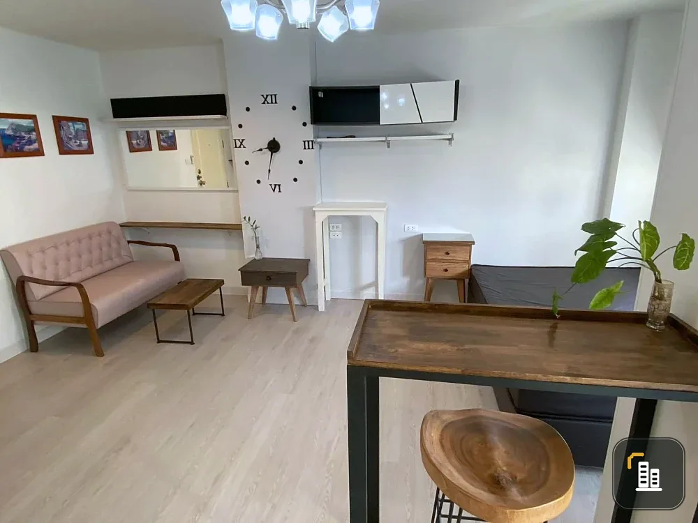 Condo for sale, Lumpini Condo Town, Ramintra-Nawamin, corner room, 4th floor, fully furnished, great price, don't miss it!!