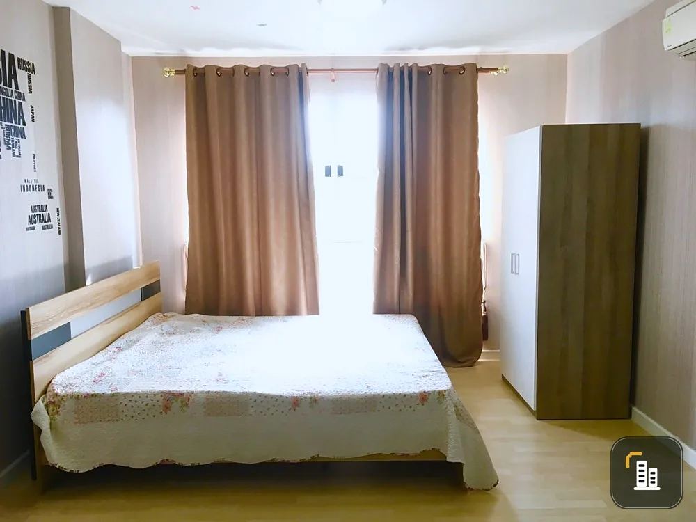 Selling D Condo Ramkhamhaeng 64, complete furniture, convenient transportation, don't wait.