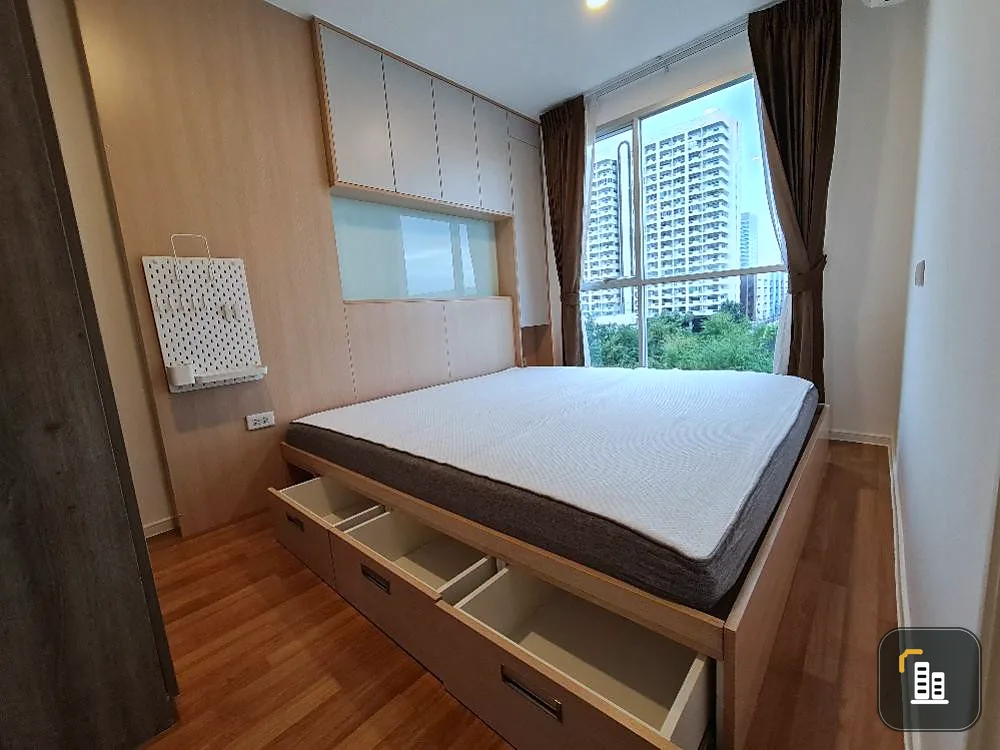 For rent, Lumpini Place Bangna Km.3, Built-In, complete, complete electrical appliances, don't miss it.