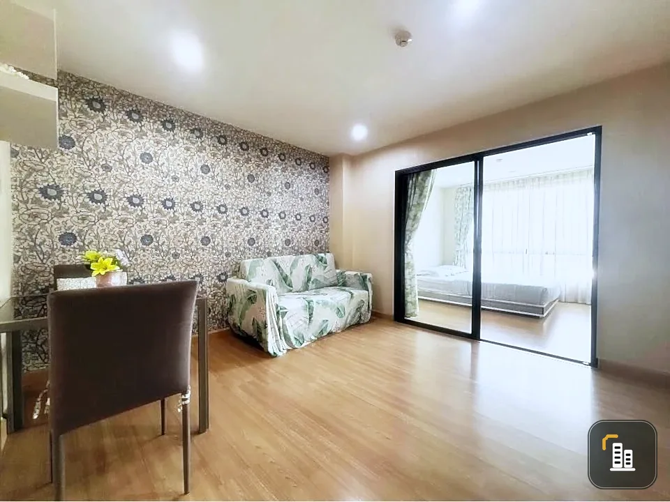 For Sale/Rent!! The Niche Mono Bangna, 3rd floor, Building D, corner unit, very beautiful and livable, fully furnished, ready to move in! Reserve now!