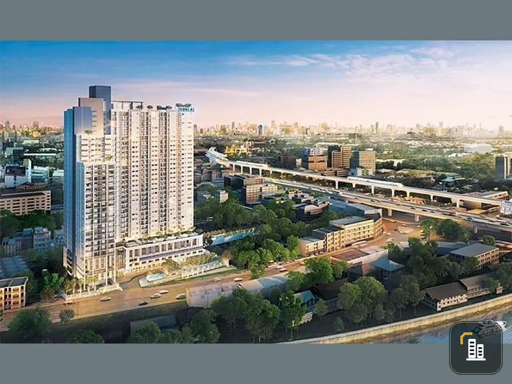 Condo for sale, Supalai City Resort, Phra Nang Klao Station - Chao Phraya, 12th floor, friendly price, don't wait!