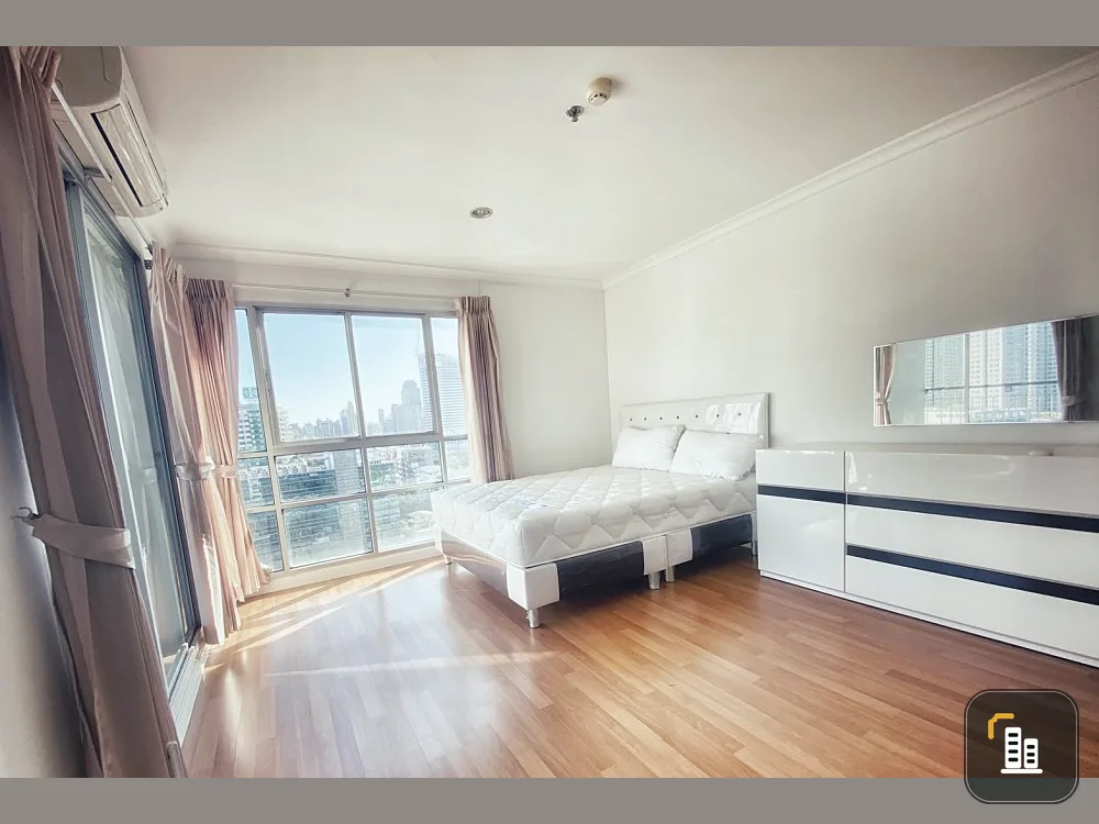 Condo for rent, LPN Place Rama 9, Floor 12A, Building A, near MRT Rama 9, electrical appliances - fully furnished, corner room
