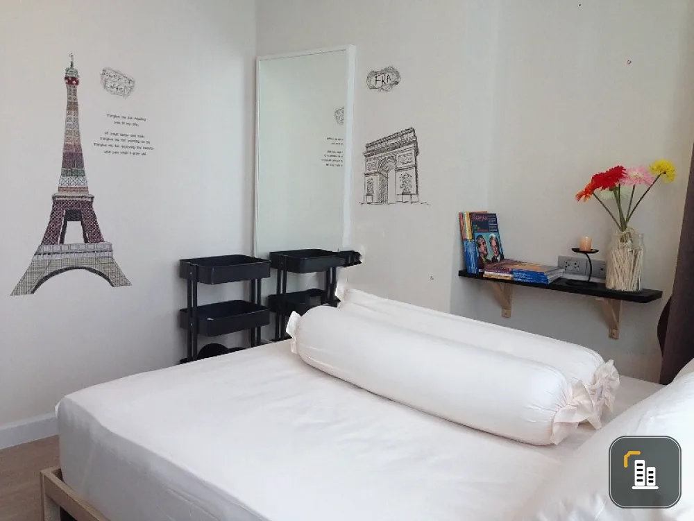For rent!! Condo The Sky Sukhumvit, size 35 sq.m., 12th floor, beautiful decorated room, don't miss it!!