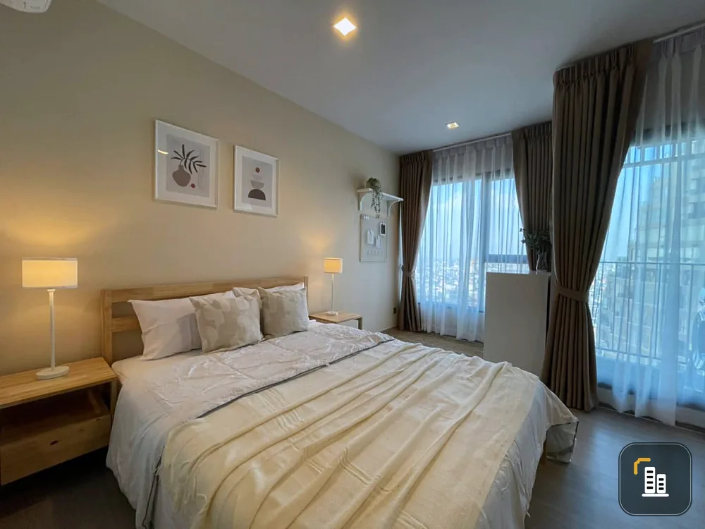Condo for rent Life Asoke-Rama 9, new room, minimal style, ready to move in the heart of the city, don't miss it!!