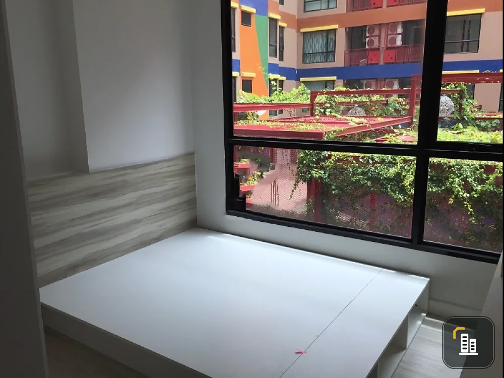 For rent!! Stylish Condo @ Sukhumvit-Bangna, size 26 sq.m., 2nd floor, building 3, built-in furniture, hurry up to move!!