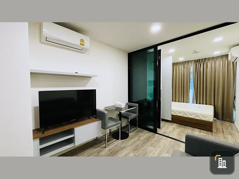 For rent, Modiz Ratchada 32, 1st floor, fully furnished and electrical appliances. Book now, don't wait.