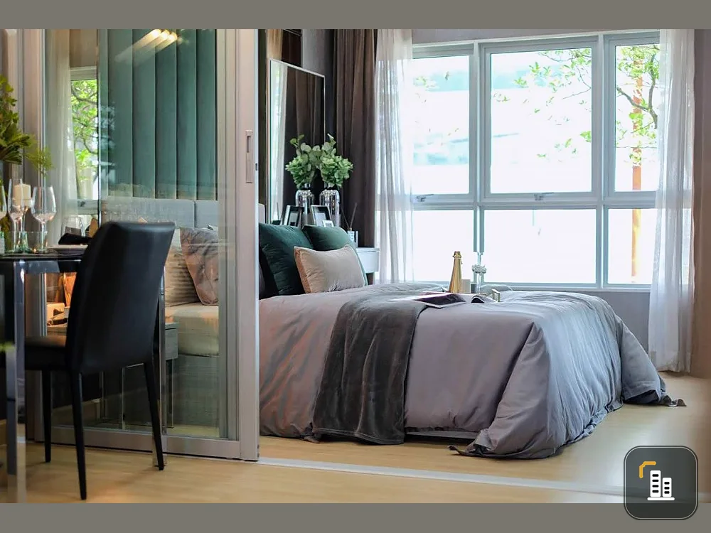 Sale down payment Supalai Veranda Sukhumvit 117 near Pu Chao BTS station, good location, don't miss it.