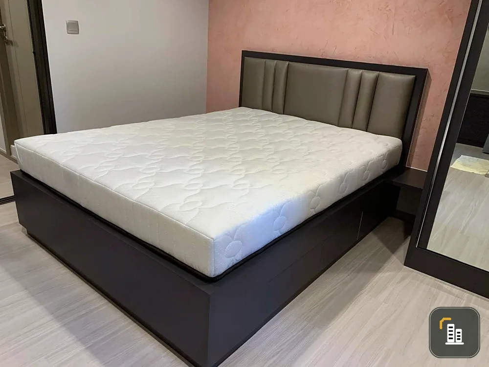 Urgent sale!! Condo Life Asoke-Rama 9, 10th floor, Building A, new room, fully furnished, built-in, don't miss it!!