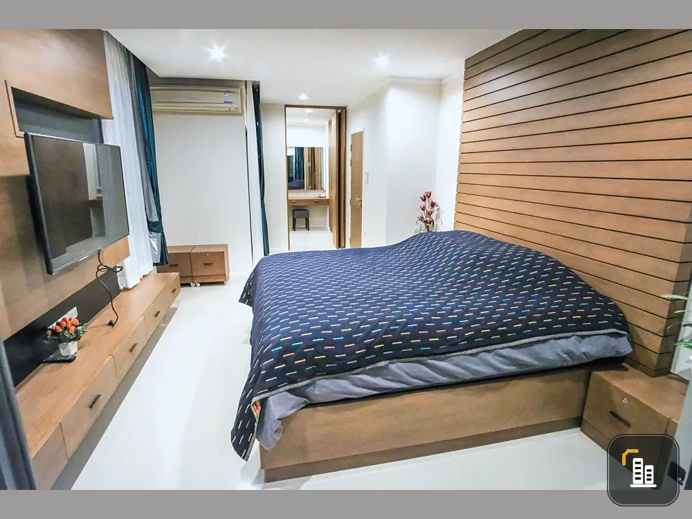 Condo for rent, Lumpini Park Beach, Jomtien, 16th floor, sea view, beautiful, 3 bedrooms, ready to move in. Don't wait!!