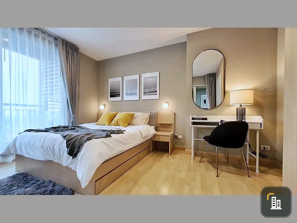 For rent Rhythm Ratchada, beautiful room, fully furnished, ready to move in, comes at a very cheap price. I told you to hurry to reserve.