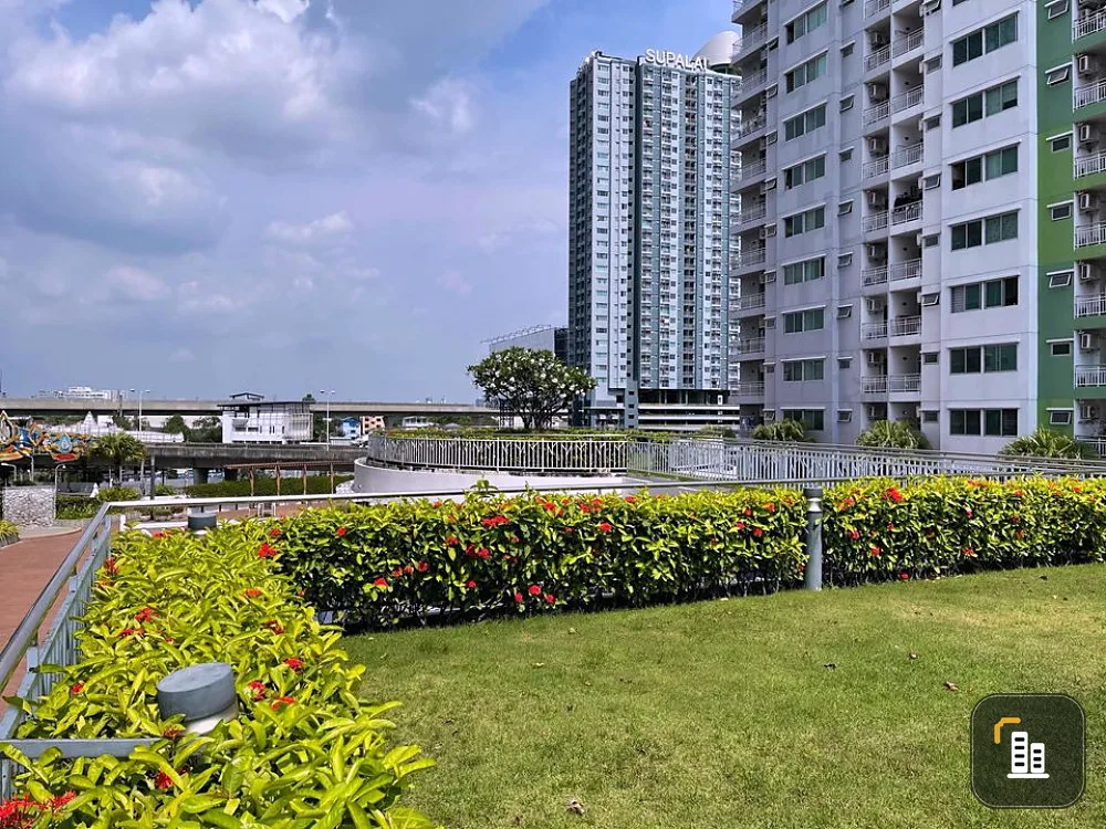 Condo for sale, Supalai Park, Tiwanon Intersection, 17th floor, north, open view, large room, comfortable, don't wait!!