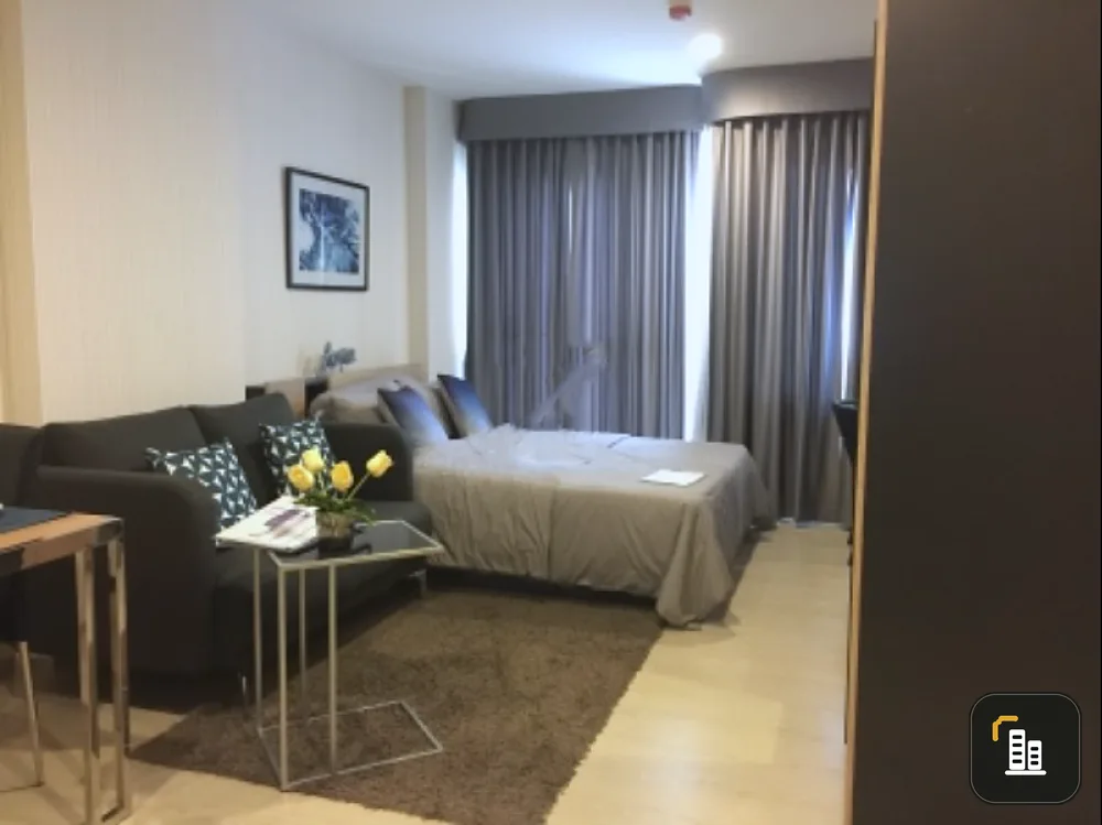Condo for sale, Rhythm Asoke 2, Floor 12A, Building A, decorated with built-in furniture + electrical appliances ready to move in