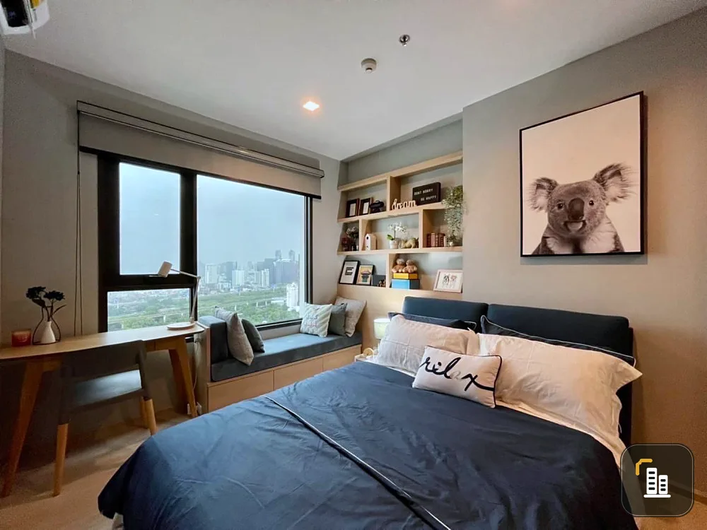 Condo for rent: Life One Wireless, 39th floor, beautiful view, ready to move in, fully furnished + electrical appliances Hurry up to reserve before it's gone!!