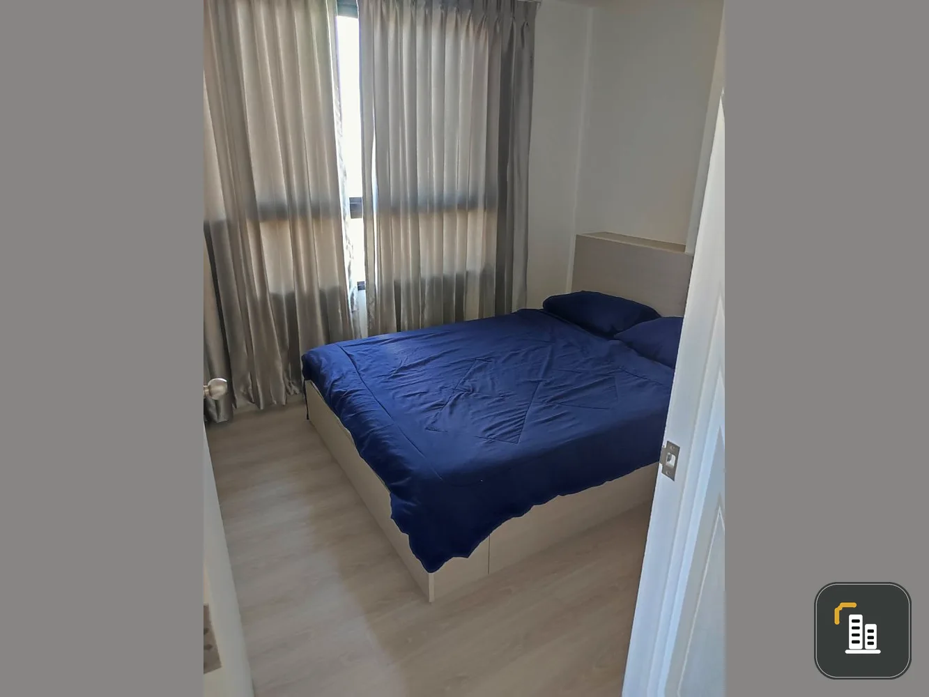 Condo for rent Skyline - Rattanathibet, ready to move in, ready to move in, complete with electrical appliances, good price, hurry to reserve.