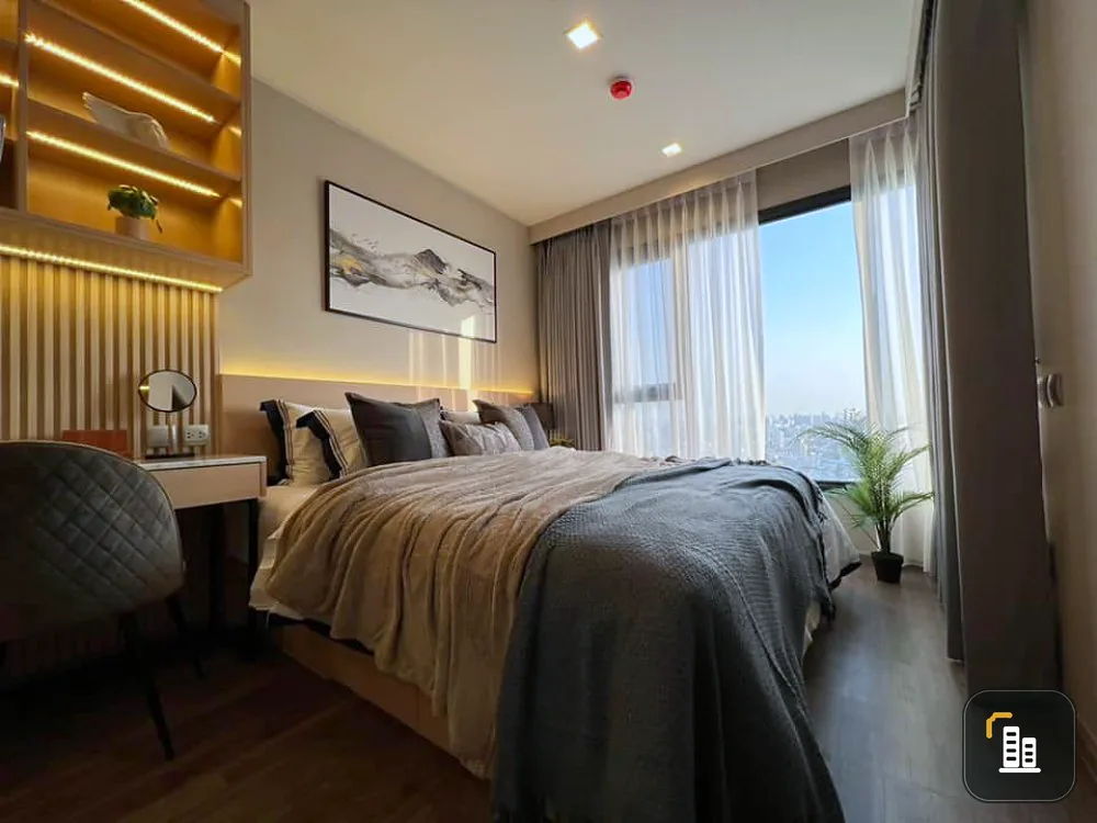For rent Life ladprao valley, elegantly decorated room, looks expensive, Fully furnished + home automation system, book now